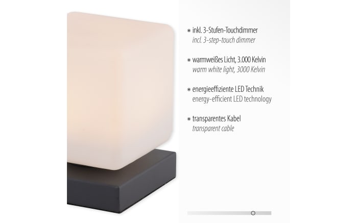 LED-Tischleuchte Dadoa, anthrazit/weiß, 16 cm-07