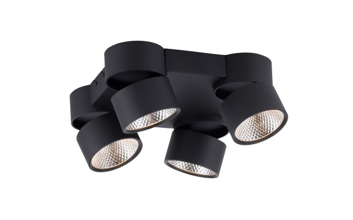 LED-Deckenleuchte Pure-Nola, schwarz, 29 cm-01
