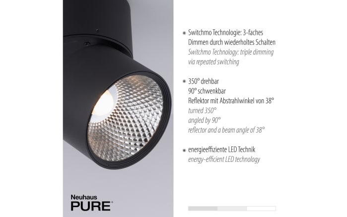 LED-Deckenleuchte Pure-Nola, schwarz, 49 cm-07