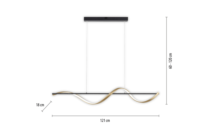 LED-Pendelleuchte Q-Swing, messing, 120 cm-03
