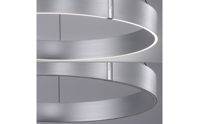 LED-Pendelleuchte Pure E-Clipse, aluminiumfarbig, 240 cm-07