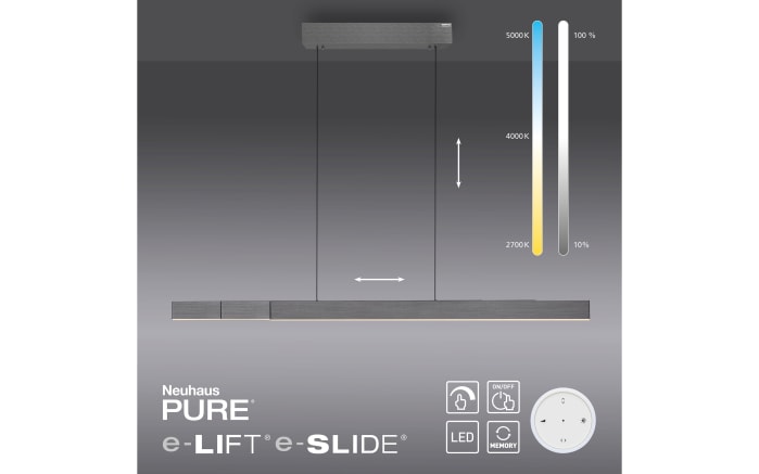 LED-Pendelleuchte Pure Moto-Rise, grau, 120 cm-07