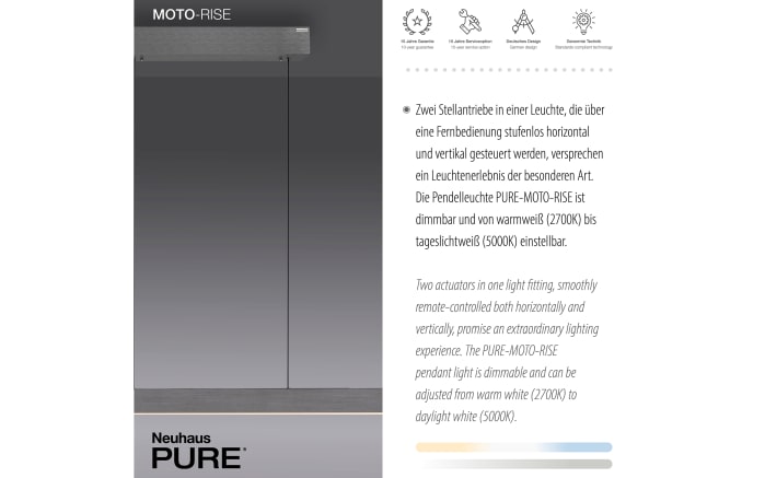 LED-Pendelleuchte Pure Moto-Rise, grau, 120 cm-08