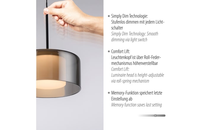LED-Pendelleuchte Rika, schwarz, 3-flammig, 180 cm, inkl. Höhenverstellung-05