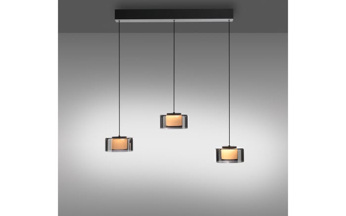 LED-Pendelleuchte Rika, schwarz, 3-flammig, 180 cm, inkl. Höhenverstellung-10
