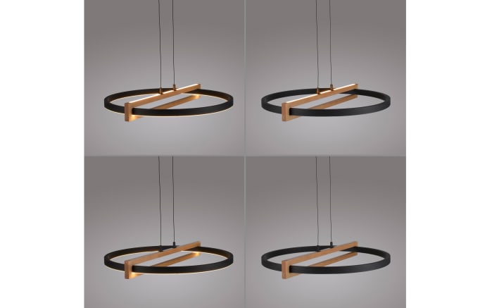 LED-Pendelleuchte Mondo Famera, holz/schwarz, 1-flammig, inkl. CCT und Fernbedienung-05