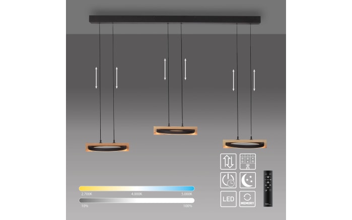LED-Pendelleuchte Mondo Famera, holz/schwarz, 3-flammig, inkl. CCT und Fernbedienung-08