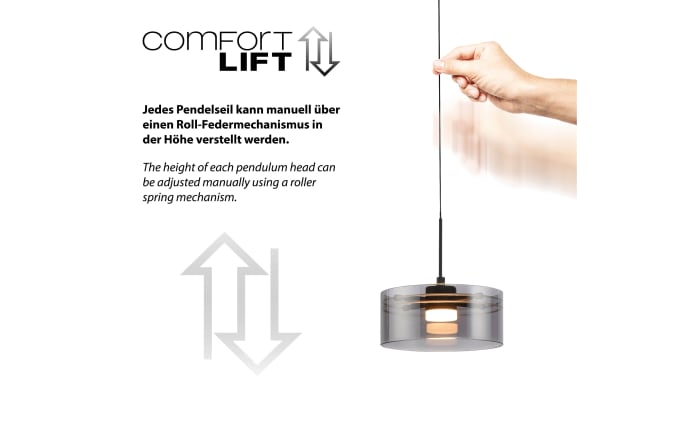LED-Pendelleuchte Mondo Karena, schwarz, 1-flammig, inkl. Memoryfunktion-05