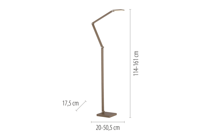 LED-Stehleuchte Samsky, bronze, inkl. CCT Funktion-02