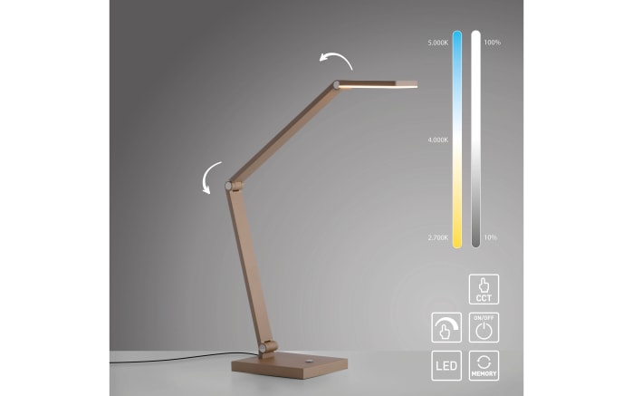 LED-Tischleuchte  Samsky, bronze, inkl. CCT Funktion-07