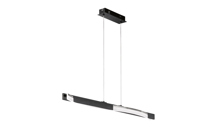 LED-Pendelleuchte Bridge, schwarz/weiß, 95 cm-01