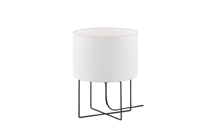 Tischleuchte Java, sandschwarz/weiß, 32 cm-01