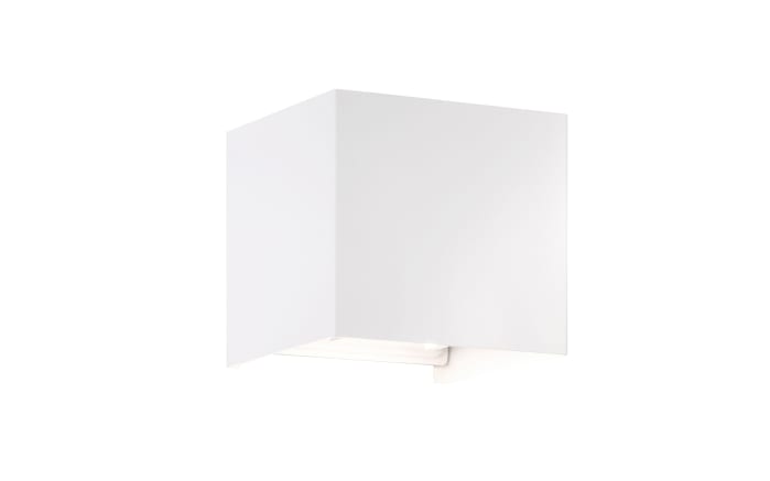 LED-Wandleuchte Wall IP44, weiß matt, 10 cm-01