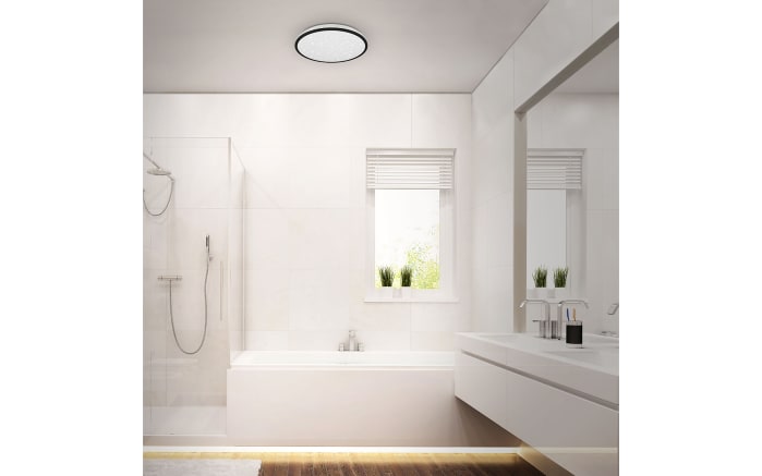 LED-Deckenleuchte Acorus, schwarz/weiß, 28 cm-02