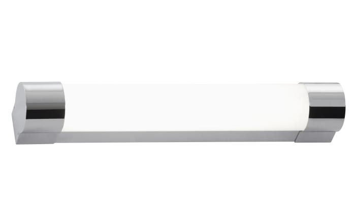 LED-Wandleuchte Tantor IP44, chromfarbig/weiß, 35,2 cm-01