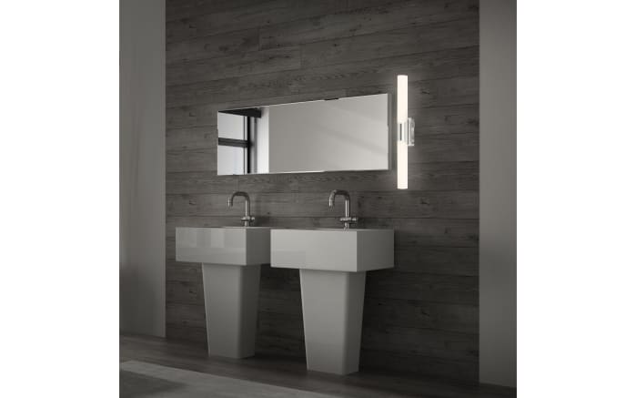 LED-Wandleuchte Klak, chromfarbig/weiß, 47 cm-02