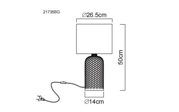 Tischleuchte Sofia, blassgrün-04