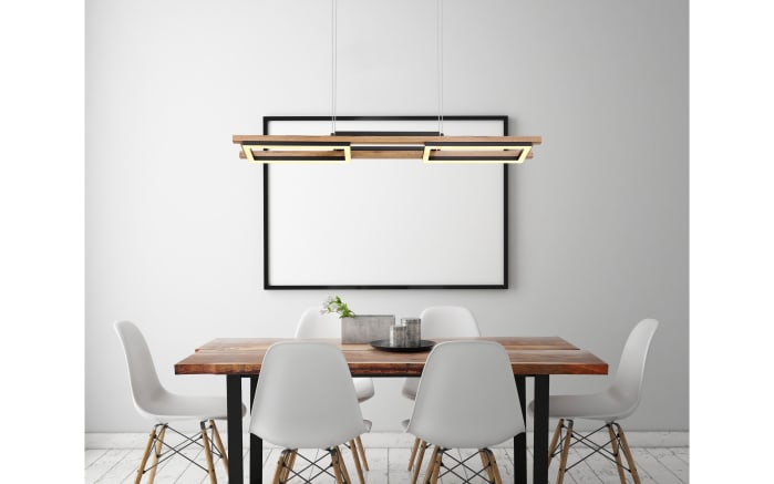 LED-Pendelleuchte Illa, holz/schwarz, 100 cm-05