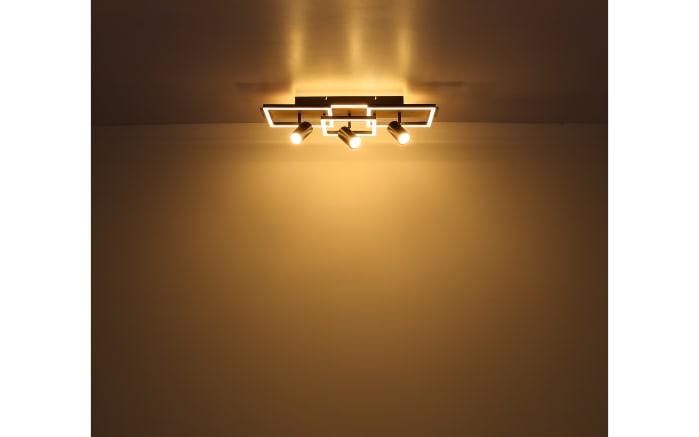 LED-Deckenleuchte Kassu in holzfarbig/schwarz, 72 x 27 cm-08