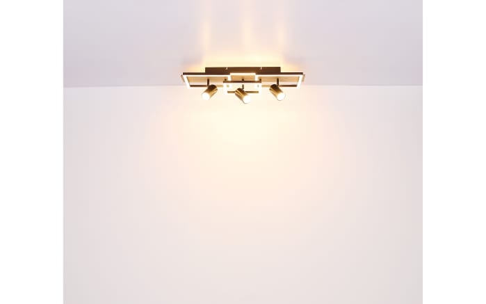 LED-Deckenleuchte Kassu in holzfarbig/schwarz, 72 x 27 cm-09
