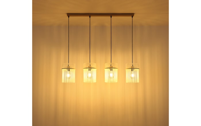 Pendelleuchte Gorley, beige, 4-flammig, 110 cm-04