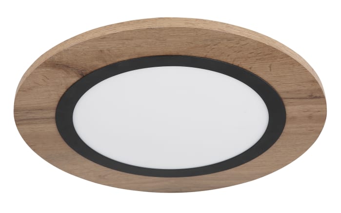 LED-Deckenleuchte Lea, holz/schwarz, 40 cm-01