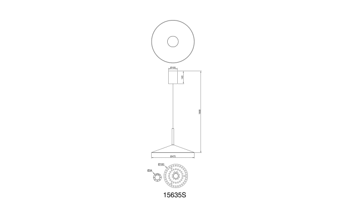 LED-Pendelleuchte Lampone, schwarz, 1-flammig-06