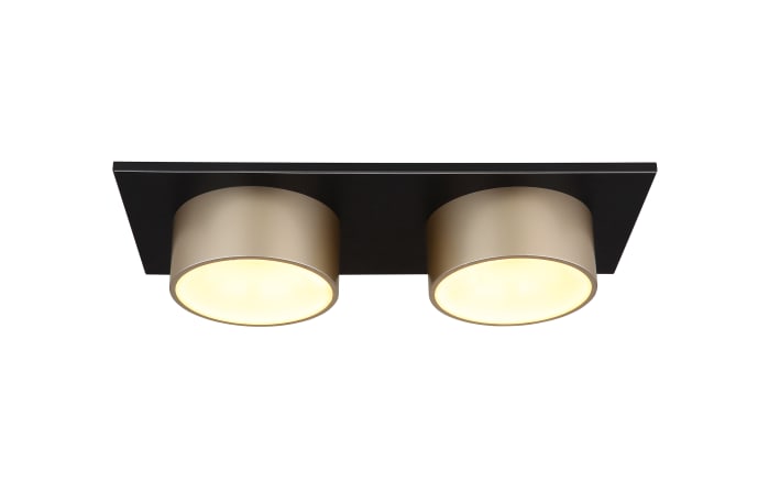 LED-Deckenleuchte Raymond, schwarz/goldfarbig-03