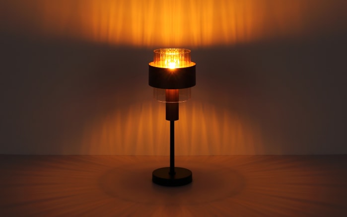 Tischleuchte Milley, schwarz/bronze-04