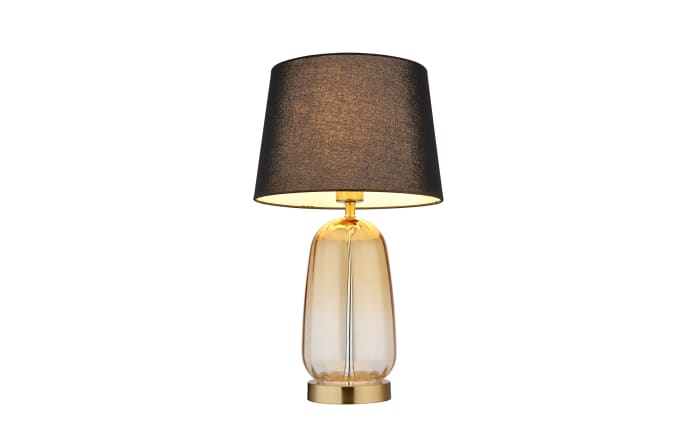 Tischleuchte Classy, amberfarbig/schwarz-02