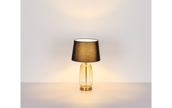 Tischleuchte Classy, amberfarbig/schwarz-05