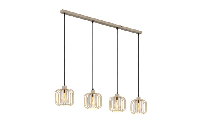 Pendelleuchte Alfred, sandfarbig, 4-flammig-02