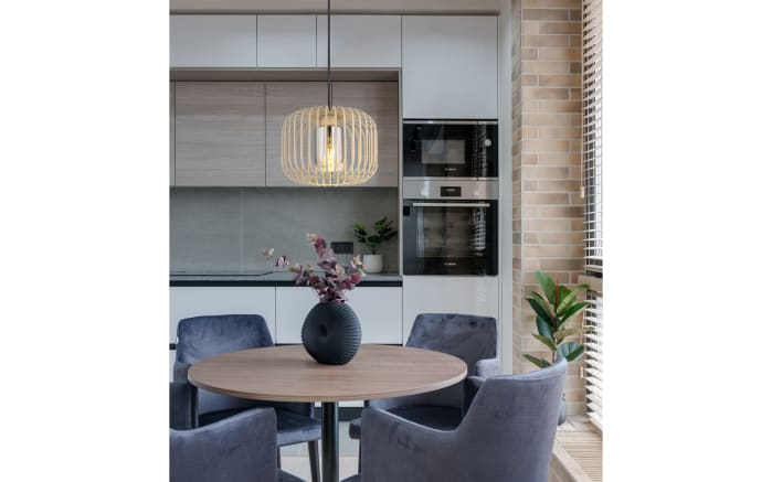 Pendelleuchte Alfred, sandfarbig, 1-flammig, 28 cm-05