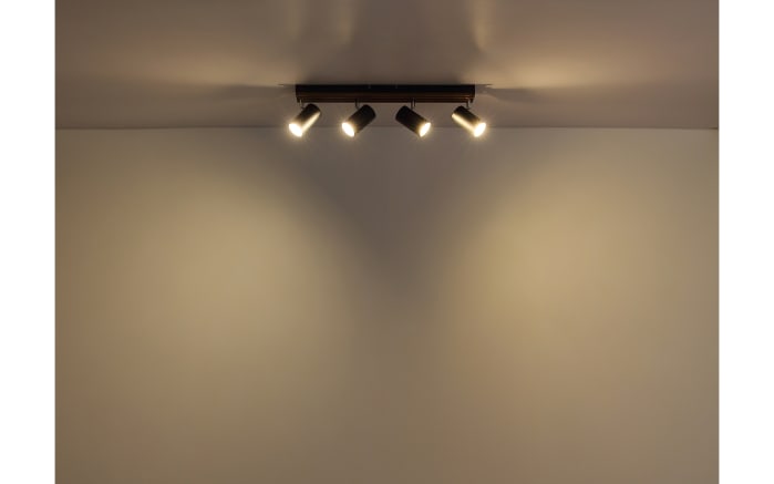 Wandleuchte Kayden, dunkelbraun/schwarz, 4-flammig-05