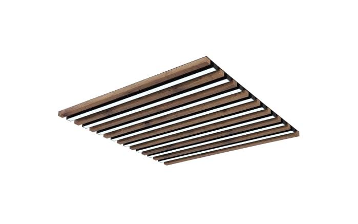 Deckenleuchte Hayden, dunkelbraun/schwarz, inkl. Fernbedienung -02