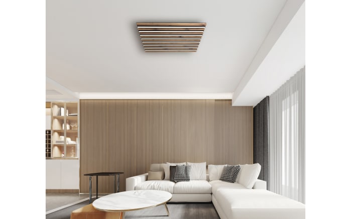 Deckenleuchte Hayden, dunkelbraun/schwarz, inkl. Fernbedienung -07