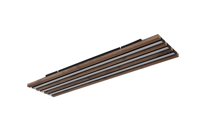 Deckenleuchte Hayden, dunkelbraun/schwarz-01