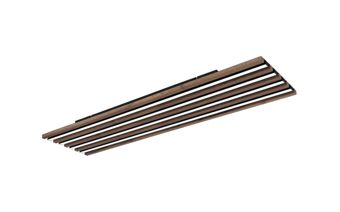 Deckenleuchte Hayden, dunkelbraun/schwarz, inkl. Fernbedienung -02