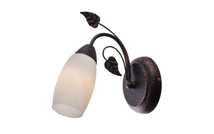 Wandleuchte Venezia, rostfarbig/Alabaster-01