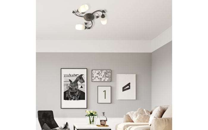 Deckenleuchte Venezia, rostfarbig/Alabaster-02