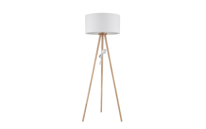 Stehleuchte Stabilo, holz/weiß-02