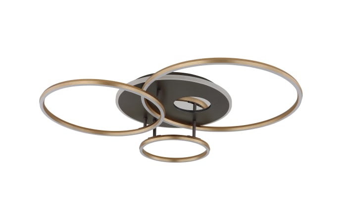 LED-Deckenleuchte Invertina, goldfarbig, inkl. Fernbedienung -01