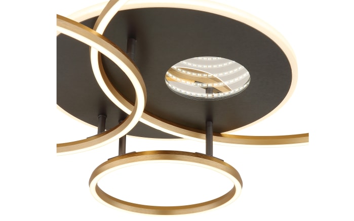 LED-Deckenleuchte Invertina, goldfarbig, inkl. Fernbedienung -07