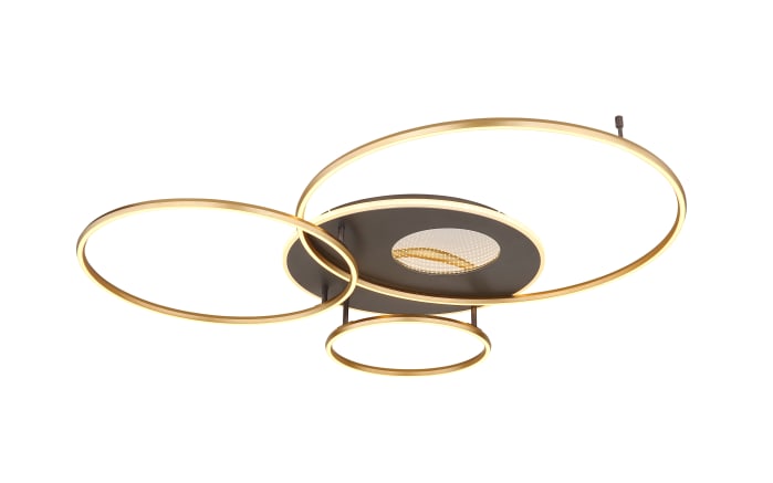 LED-Deckenleuchte Invertina, goldfarbig/anthrazit, inkl. Fernbedienung -02