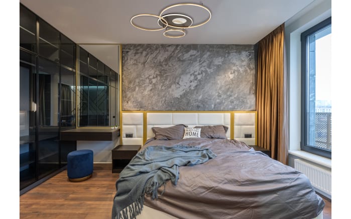 LED-Deckenleuchte Invertina, goldfarbig/anthrazit, inkl. Fernbedienung -07