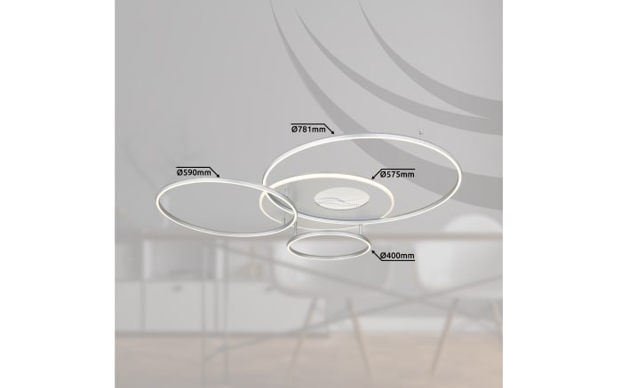 LED-Deckenleuchte Invertina, sandfarbig, inkl. Fernbedienung -11