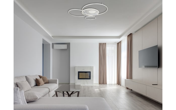 LED-Deckenleuchte Invertina, sandfarbig, inkl. Fernbedienung -10