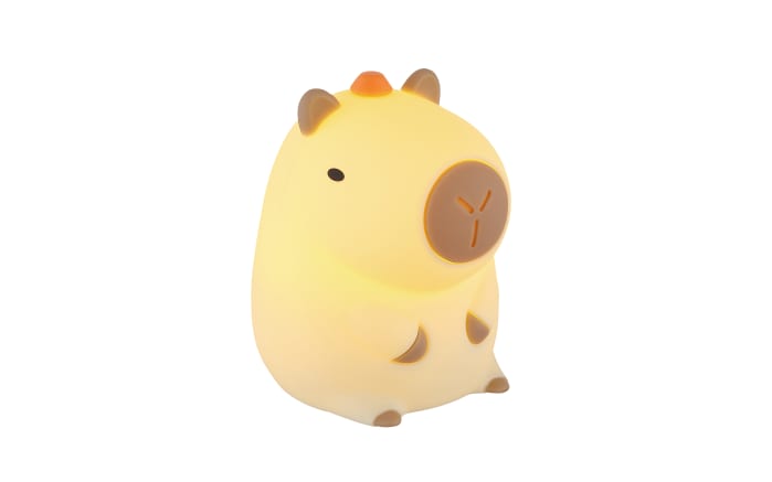 Akku-Tischleuchte Capybara, braun, inkl. RGB-Farbwechsler-02