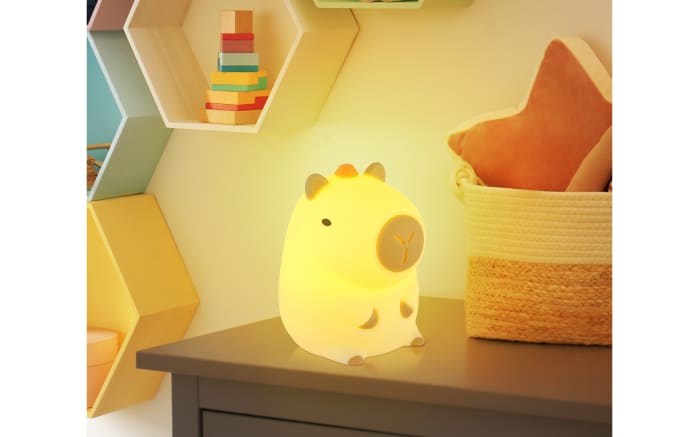 Akku-Tischleuchte Capybara, braun, inkl. RGB-Farbwechsler-11