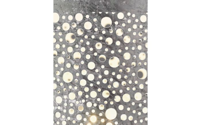 Tischleuchte Vintage, grau, 25 cm-03